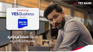 Business banking solutions for Organised Services - Telugu | YES Business