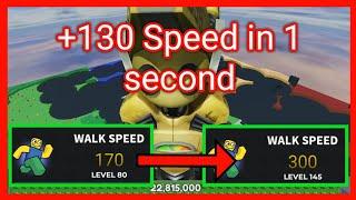 I FINALLY UPGRADED MY SPEED ... AND IT INSANE !! EAT THE WORLD ROBLOX