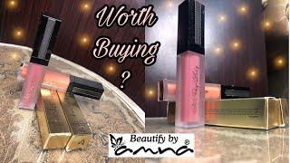 Beautify by amna matte lipstick review & SWATCHES ️