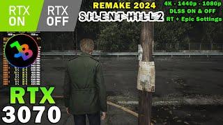 Silent Hill 2 (Remake 2024) | RTX 3070 | R7 5800X3D | RT ON & OFF | 4K 1440p 1080p | Epic Settings