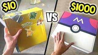 $10 vs $1000 Pokemon Mystery Box!