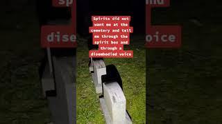 Ghostly Encounter: Cemetery Spirit Warns Ghost Hunter To Leave!