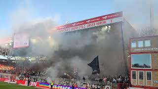 2022.04.17 1.FC Union Berlin - SG Eintracht Frankfurt Pyro vom Frankfurter