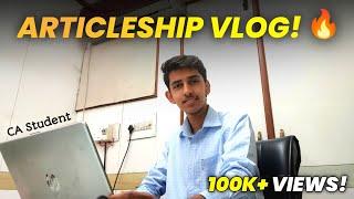 My First Vlog of CA Articleship  | A Day in Life of a CA Article | Shubham Gupta