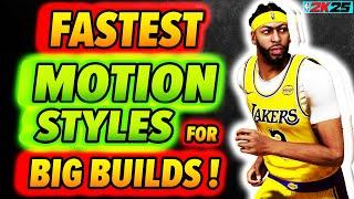 Part 2: Fastest Motion Styles for BIGMAN Builds on NBA 2K25