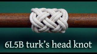 6L5B turk's head knot