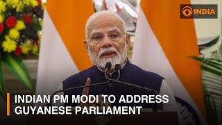 Indian PM Modi to address Guyanese Parliament & other updates | DD India Live