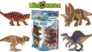 Dinosaur Toys Schleich Blind Bag Surprise Figures Series 1 Opening Review