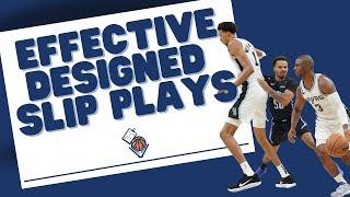 Hidden Basketball Tactics | Effective Designed Slip Plays