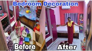 My Small Bedroom Decoration//Bedroom Makeover//আমার সাধের ছোট্ট ঘর নতুন ভাবে সাজিয়ে নিলাম।।