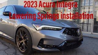 2023 Acura Integra Eibach Lowering Springs Install