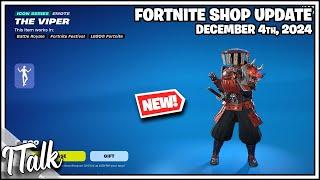 *NEW* THE VIPER EMOTE! Fortnite Item Shop [December 4th, 2024] (Fortnite Chapter 6)