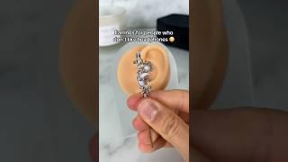 How needs these needle earrings?  #rose #helix #earrings #jewlery #piercings #tutorial #moon