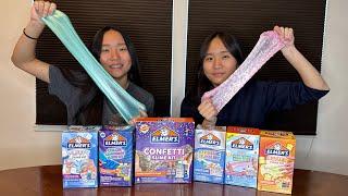 We tested Elmer's Slime Kits | Janet and Kate