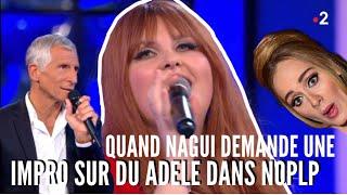 Quand Nagui m’a fait chanter du Adèle en impro à la télé!!  #noplp#rollinginthedeep