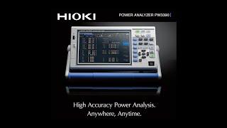 Hioki Power Analyzer PW3390 | Hioki India Pvt. Ltd.