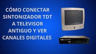 Sintonizador Digital para ver canales TDT en televisores antiguos