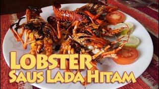 Cara memasak Lobster laut  bumbu Lada Hitam ala Makanan KU