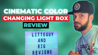 How to use a Cinematic light box | Color Changing Cinematic light box | Gadgets