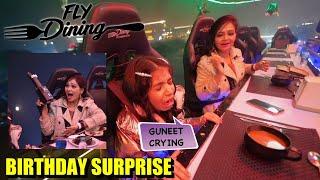 Guneet Rone Lag Gai Itna Upar Jake  Birthday Surprise for Wife | Fly Dining Noida | Harpreet SDC