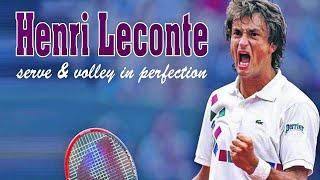 Henri Leconte  Serve & Volley in Perfection.