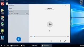 Windows 10 - How to open Voice recorder