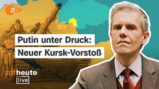 Geht Kiews Plan in Russland auf? | Militärökonom Keupp bei ZDFheute live