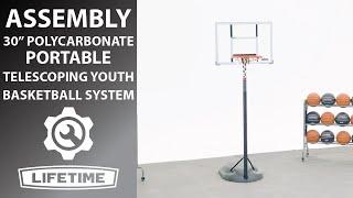 Lifetime Telescoping Youth Basketball System | Lifetime Assembly Video