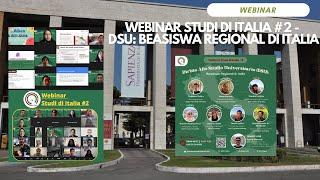 Webinar Studi di Italia #2 - Diritto allo Studio Universitario (DSU): Beasiswa Regional di Italia