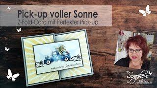 Pick-up voller Sonne | Z-Fold-Card mit dem Produktpaket Perfekter Pick-up