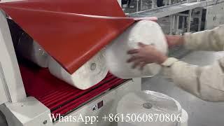 High speed automatic 50 rolls per minute maxi roll paper wrapping machine