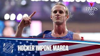 Cole Hocker de USA gana el oro y rompe récord en Atletismo 1.500 m | Juegos Olímpicos París 2024