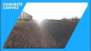 1606 Concrete Canvas Ditch Lining Installation Video