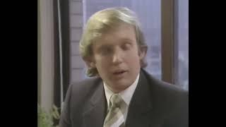 34 year old Donald Trump asked if he'd ever run for President.