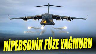 Dev uçakla füze yağmuru - New Revolver system for hypersonic missiles - Boeing C-17 - X-51A missile