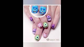 Disney nail paint ideas| nail art| #shorts