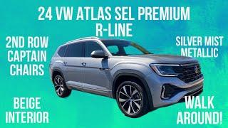 2024 Volkswagen Atlas SEL Premium R-Line in Silver Mist Metallic (Sold)