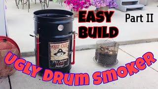 How to build and season an Ugly Drum Smoker - Part II.