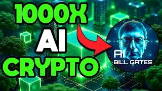 New AI Crypto Project Ai Bill Gates Will 1000X This Bull Run (NEXT AI AGENT TO EXPLODE!)