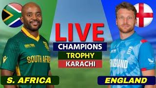 South Africa vs England, Champions Trophy | Live Cricket Match Today | SA vs ENG CT Match Live