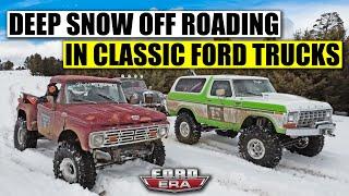 Deep Snow Off Roading in Classic Ford Trucks | Ford Era