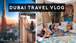 DUBAI TRAVEL VLOG | SKY VIEWS SLIDE, BURJ KHALIFA, OLD TOWN DUBAI & ATLANTIS (PLUS MORE!) PART ONE