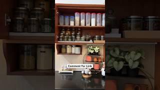 Kitchen cabinet organisation🫙️ #shorts #youtubeshorts #kitchenorganization #kitchenitems #meesho