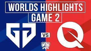 GEN vs FLY Highlights Game 2 | Worlds 2024 Quarterfinals | Gen.G vs FlyQuest