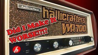 Hallicrafters WR700 Tube Radio Recap and Attempted Repair