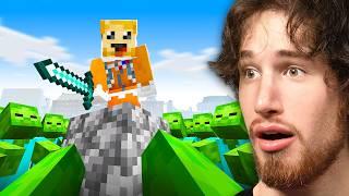 Surviving a DESERTED WASTELAND in Minecraft..