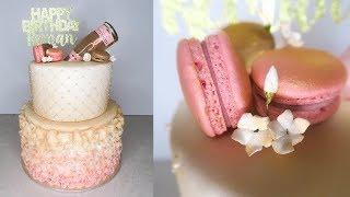 Rose Gold Birthday Cake | Mundheep Makes