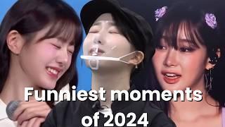 FUNNIEST kpop moments of 2024