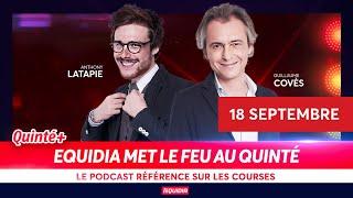 PRONOSTICS EQUIDIA MET LE FEU AU QUINTÉ DU 18 SEPTEMBRE À LYON-PARILLY.