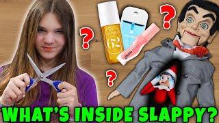 What's Inside SLAPPY THE DUMMY! He Ate My ELF ON THE SHELF